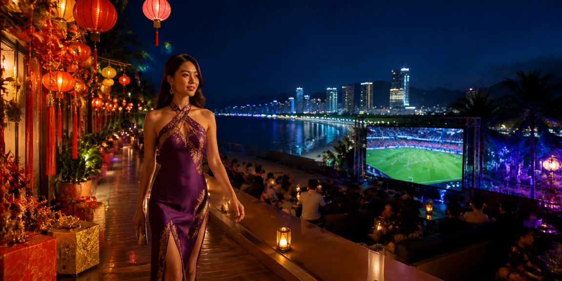Khung cảnh chợ đêm cá cược bóng đá tại Nha Trang